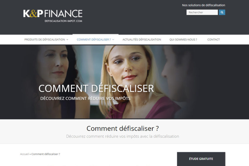 K&P Défiscalisation, Défiscalisation immobilière et financière