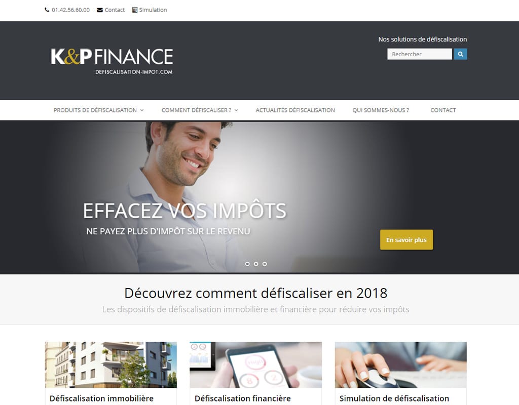 K&P Défiscalisation, défiscalisation immobilière et financière