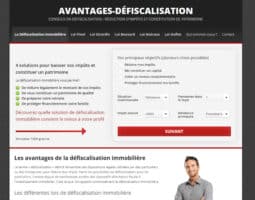 Avantages défiscalisation, défiscalisation immobilière