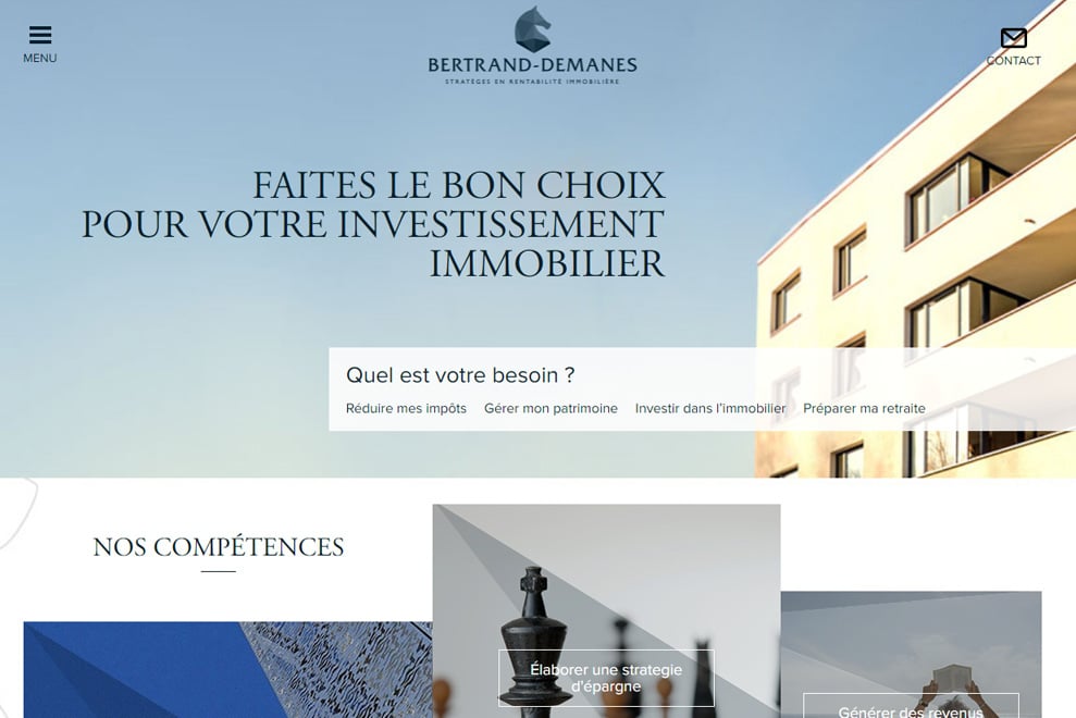 Bertrand-Demanes, gestion de patrimoine