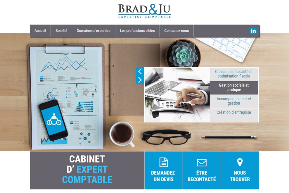 Brad & Ju, expertise comptable