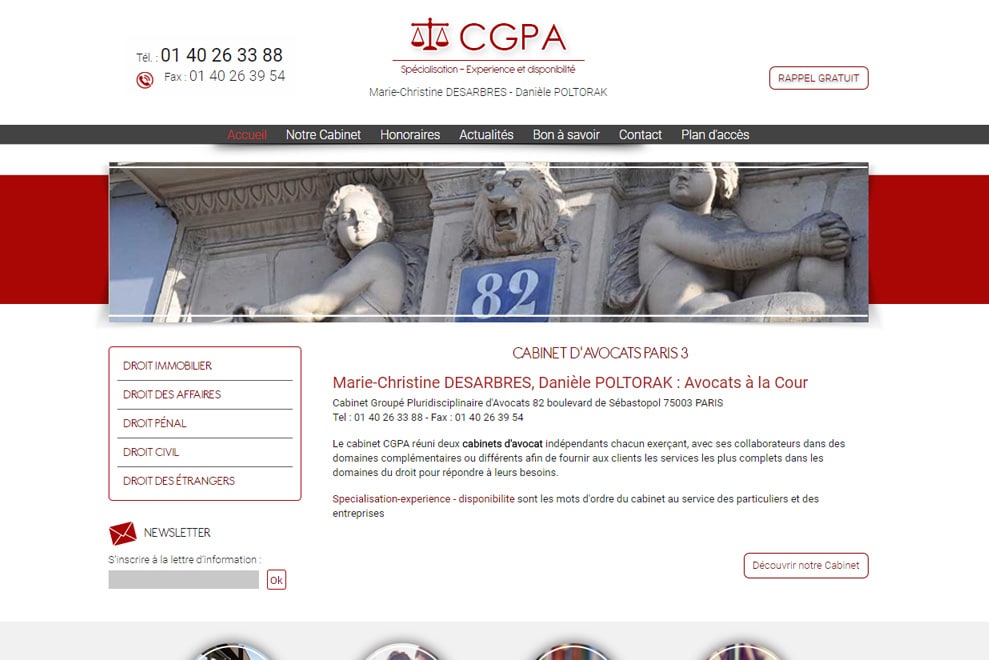 Cabinet CGPA, avocats droit des étrangers