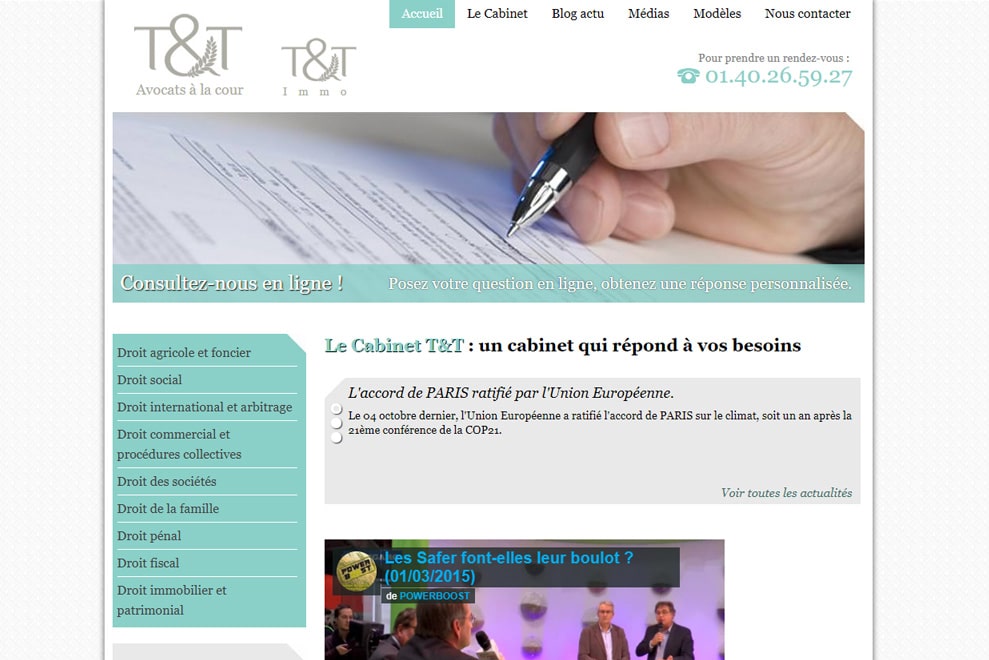 Cabinet T&T, avocats généralistes