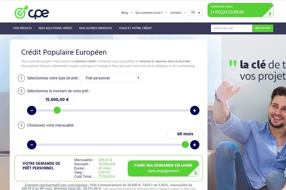 CPE, Crédit Populaire Européen