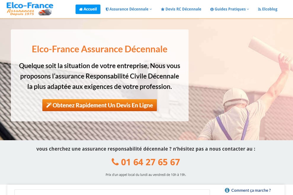 Elco-France, assurance décennale
