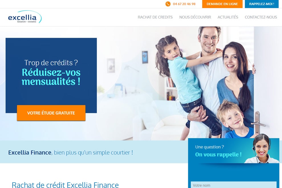 Excellia Finance, courtier en rachat de crédit