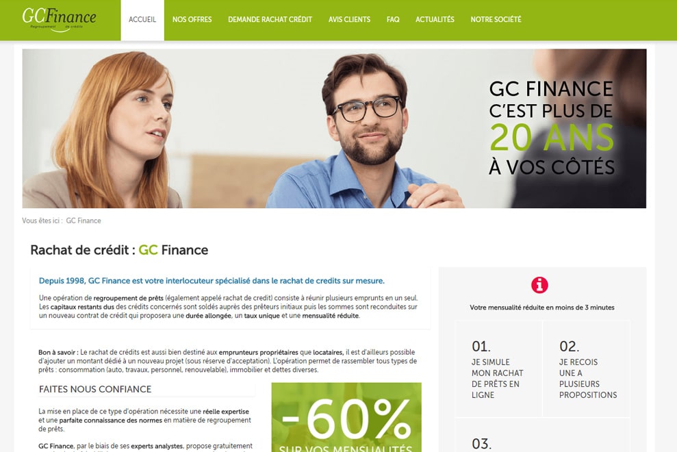 GC Finance, regroupement de crédits