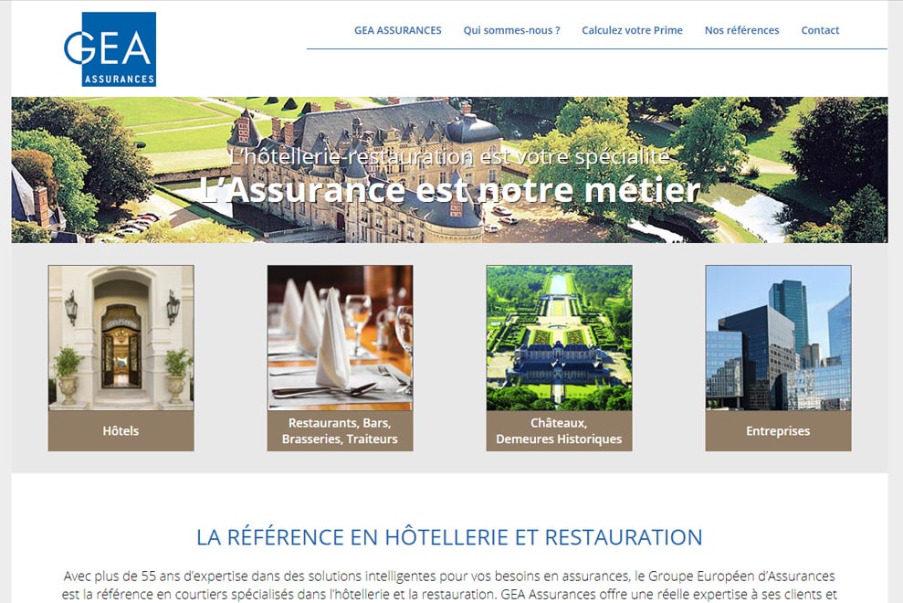 GEA Assurances, assurances hôtels et restaurants