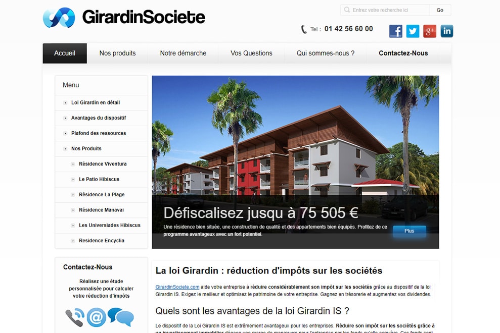 GirardinSociete, défiscalisation immobilière