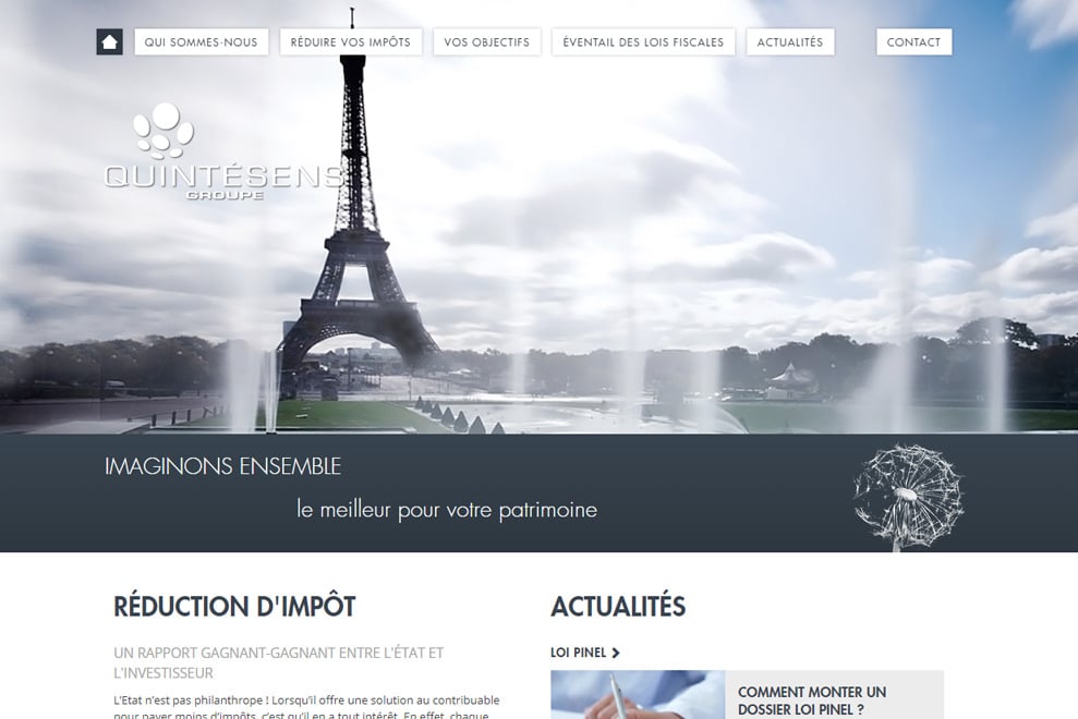 Groupe Quintésens, gestion de patrimoine globale