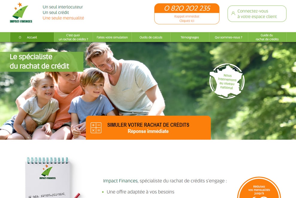 Impact Finances, rachat de crédits