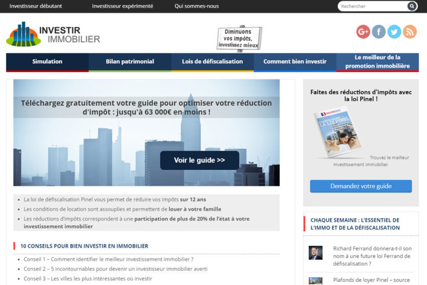 investir immobilier impots