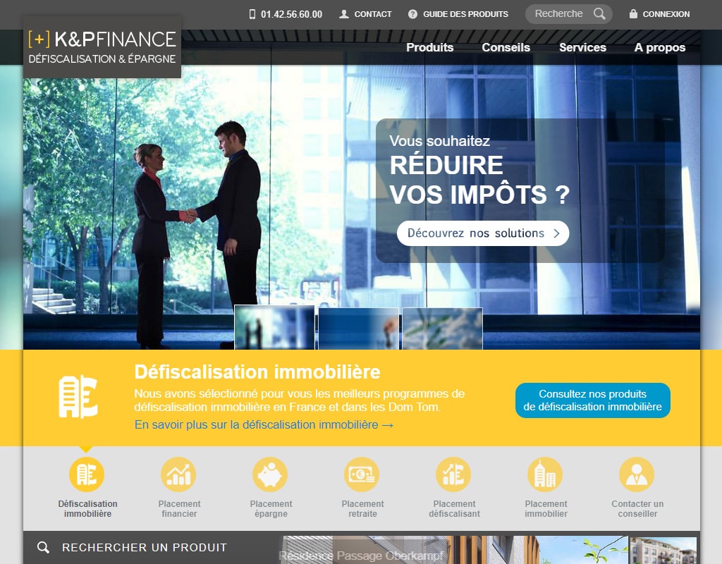 K&P Finance, défiscalisation et placements financiers