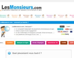 LesMonsieurs, comparatif indépendant de placements