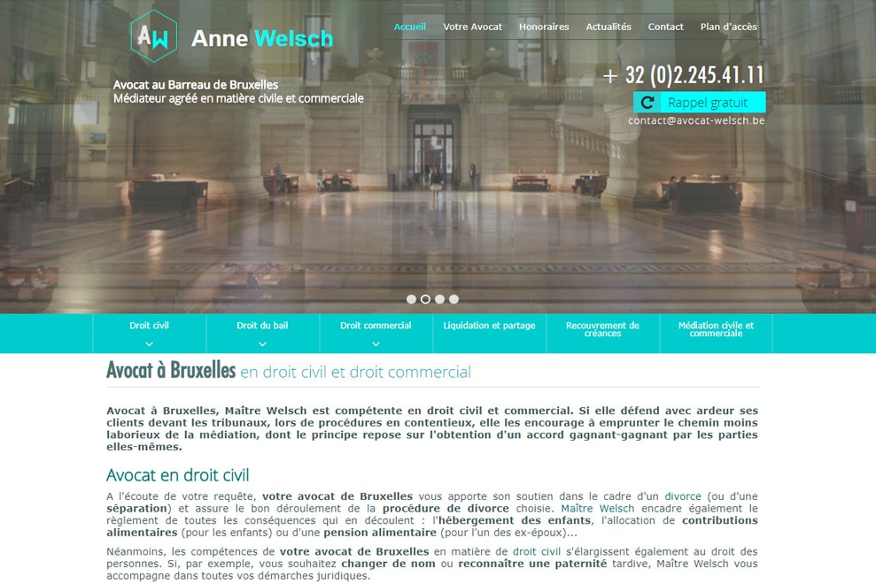 Maître Welsch, avocat et médiateur