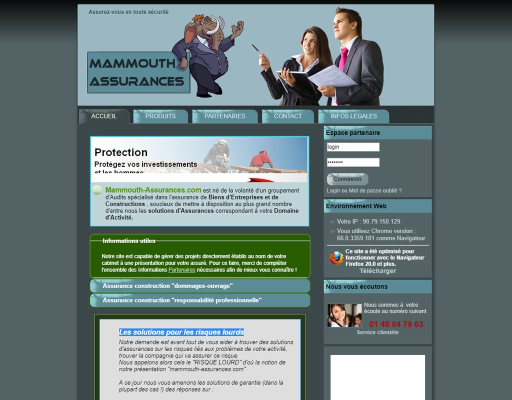 Mammouth Assurances, solutions d’assurances
