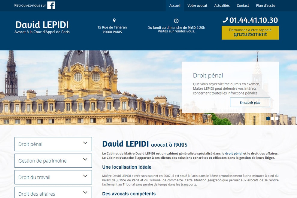 Me David Lepidi, avocat droit bancaire