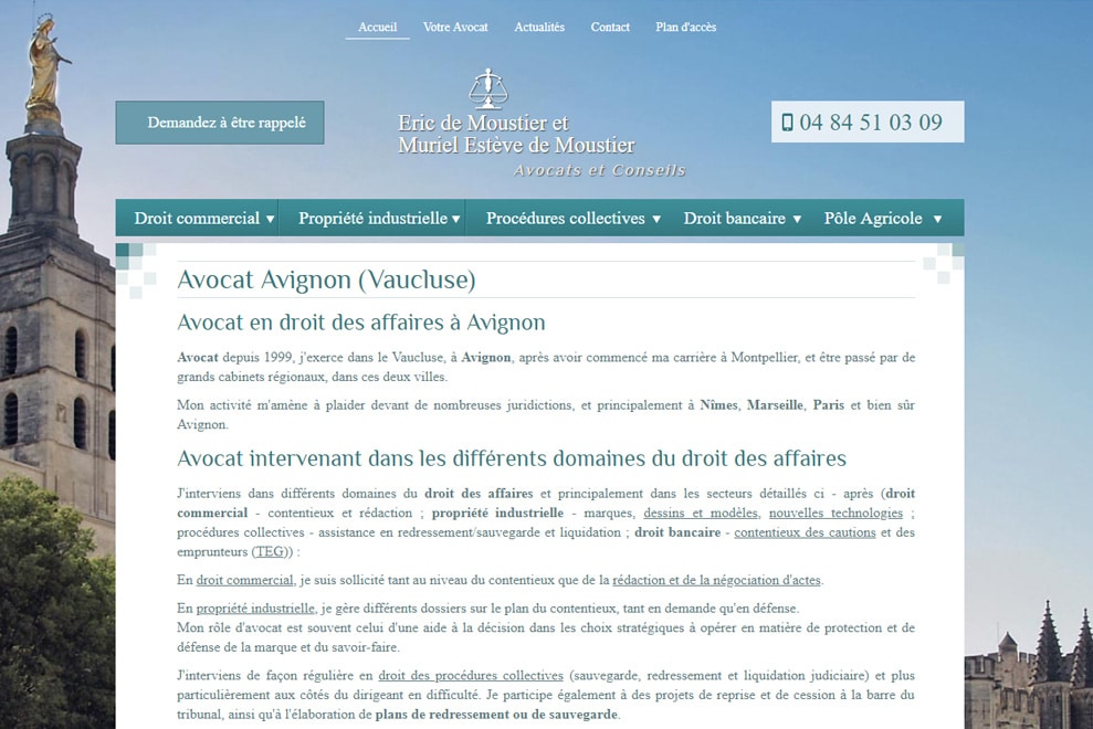 Me Eric De Moustier, avocat droit commercial