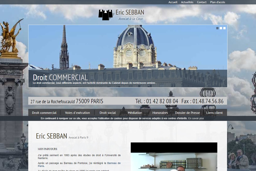 Me Eric Sebban, avocat droit commercial