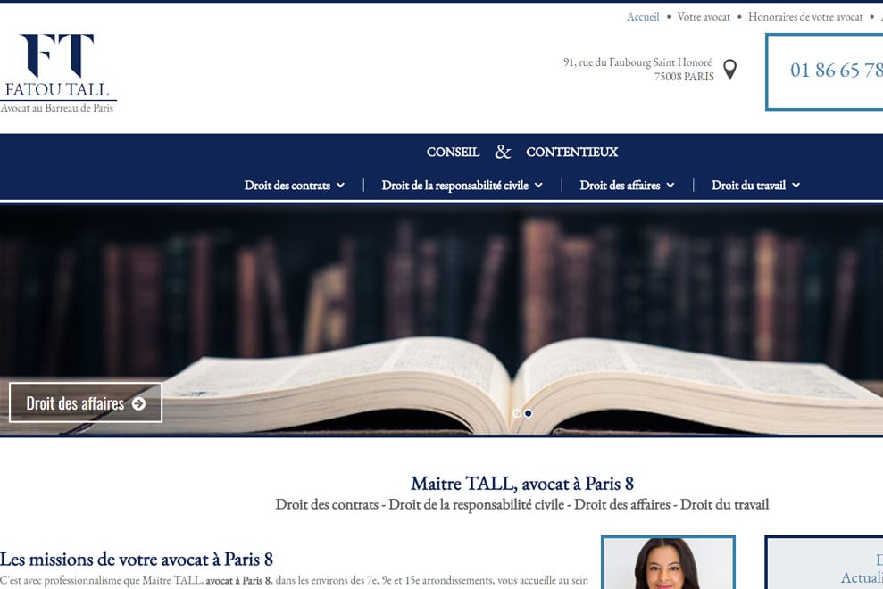 Me Fatou Tall, avocat responsabilité civile