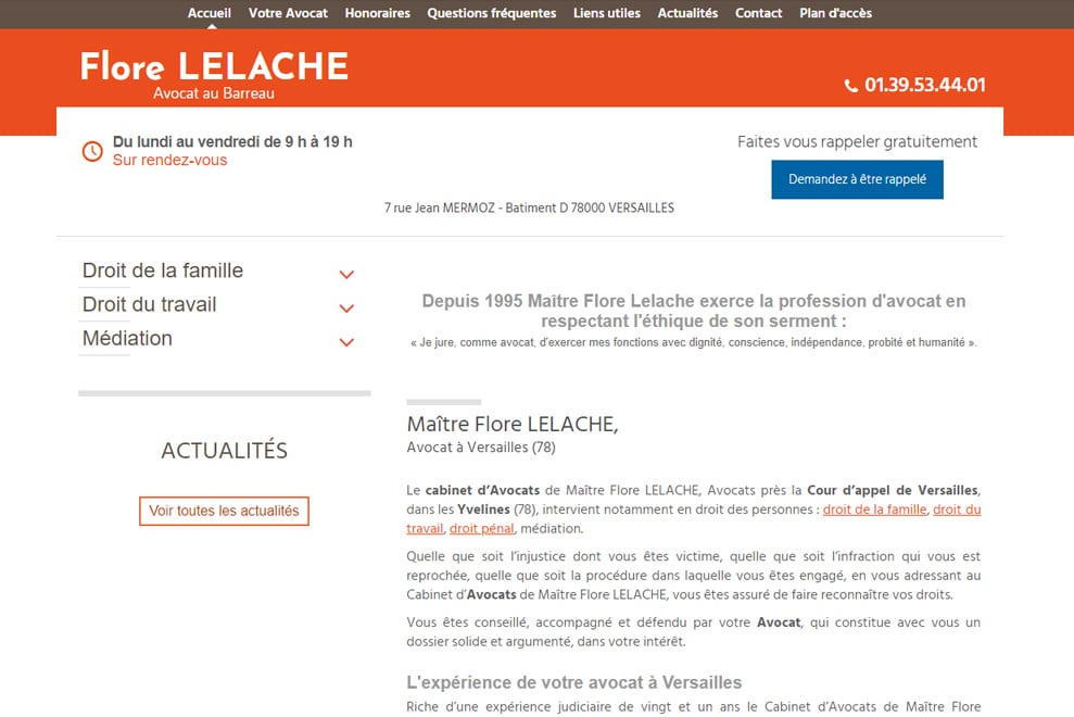 Me Flore Lelache, avocat droit du travail