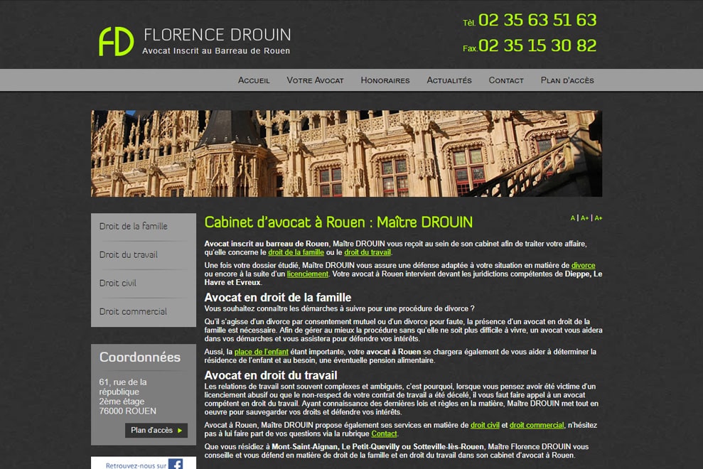 Me Florence Drouin, avocat droit de travail