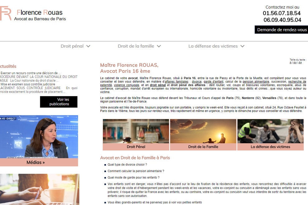 Me Florence Rouas-Elbazis, avocat droit de la famille