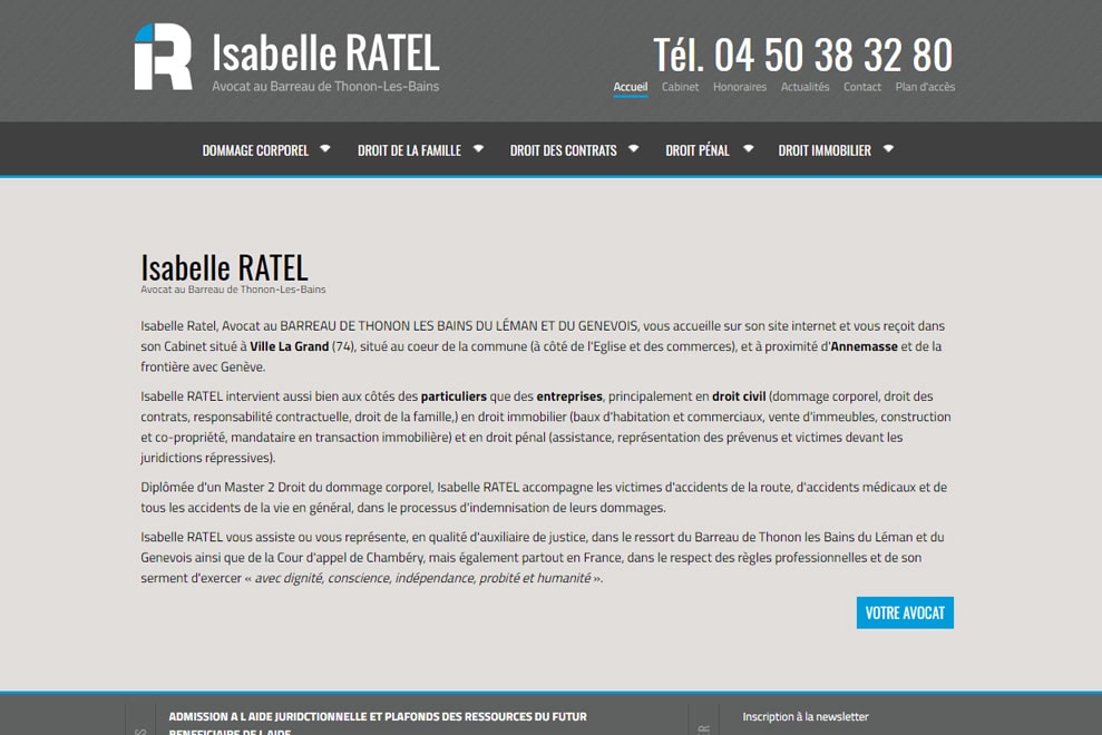 Me Isabelle Ratel, avocat droit immobilier