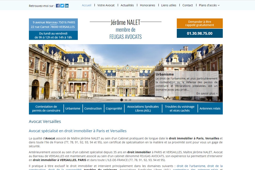 Me Jérôme Nalet, avocat droit immobilier