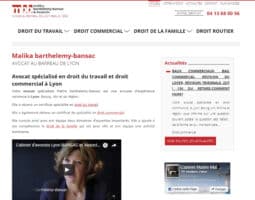 Me Malika Barthélemy-Bansac, avocat droit commercial
