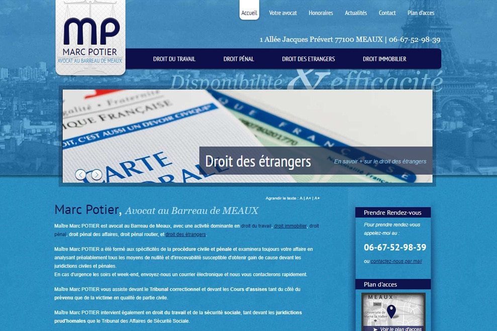 Me Marc Potier, avocat droit des étrangers