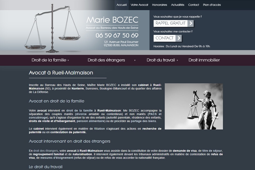 Me Marie Bozec, avocat droit de la famille