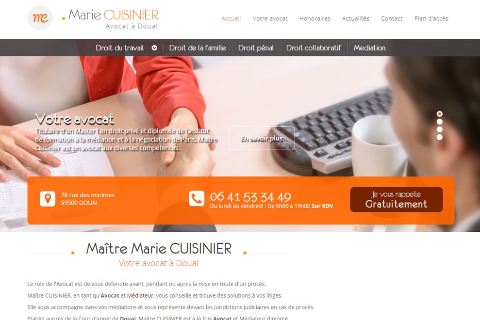 Me Marie Cuisinier, avocat droit du travail