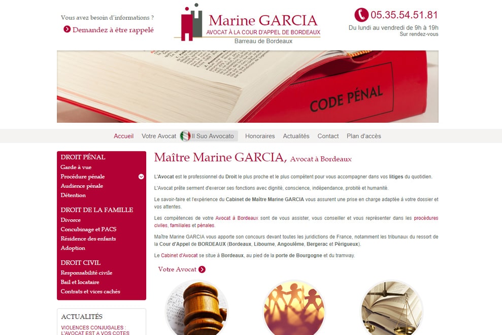 Me Marine Garcia, avocat droit de la famille