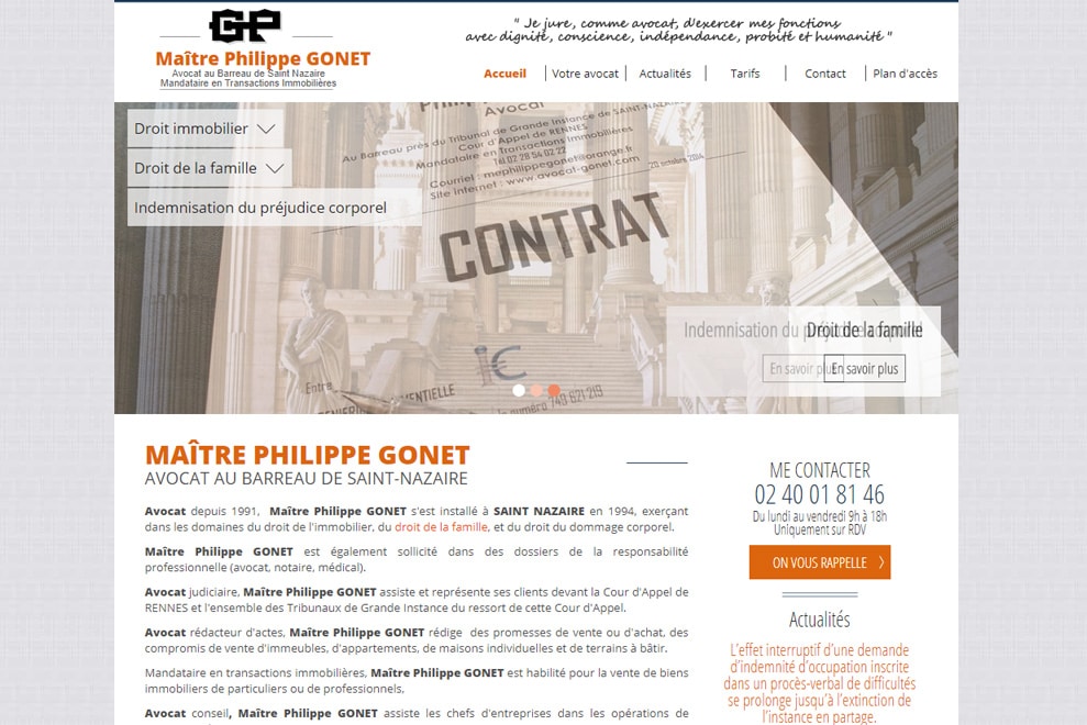 Me Philippe Gonet, avocat droit de la famille