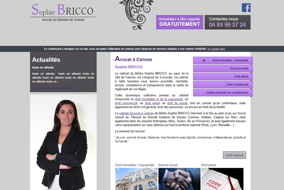 Me Sophie Bricco, avocat droit immobilier