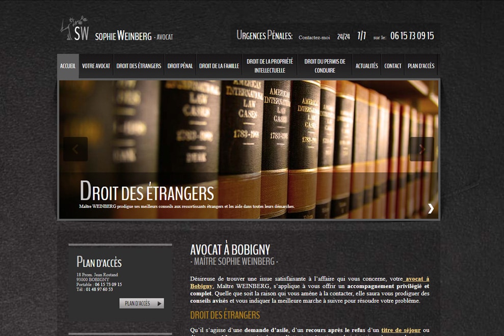 Me Sophie Weinberg, avocat droit des étrangers