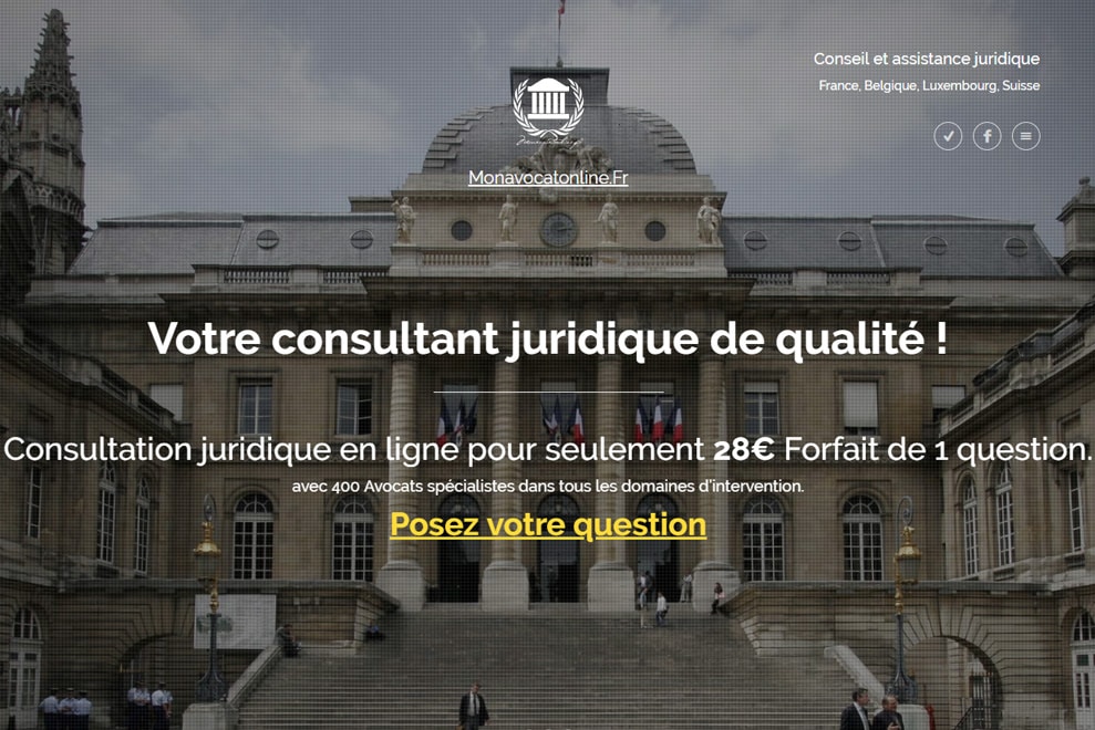 MonAvocatOnline, conseil et assistance juridique