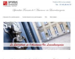 Optimus Patrimoine, assurance-vie Luxembourg