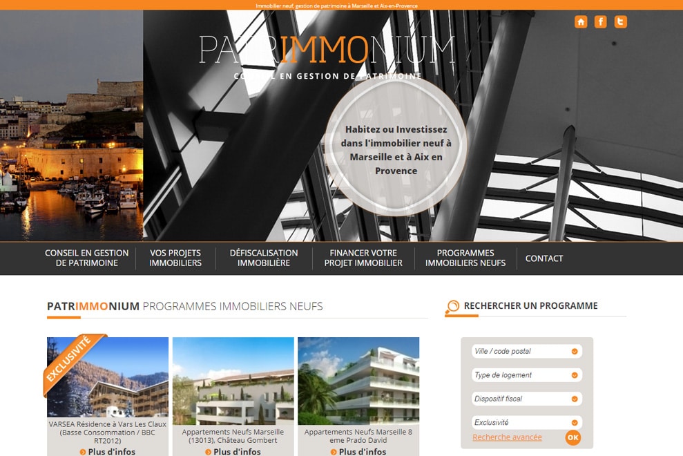 Patrimmonium, défiscalisation immobilière