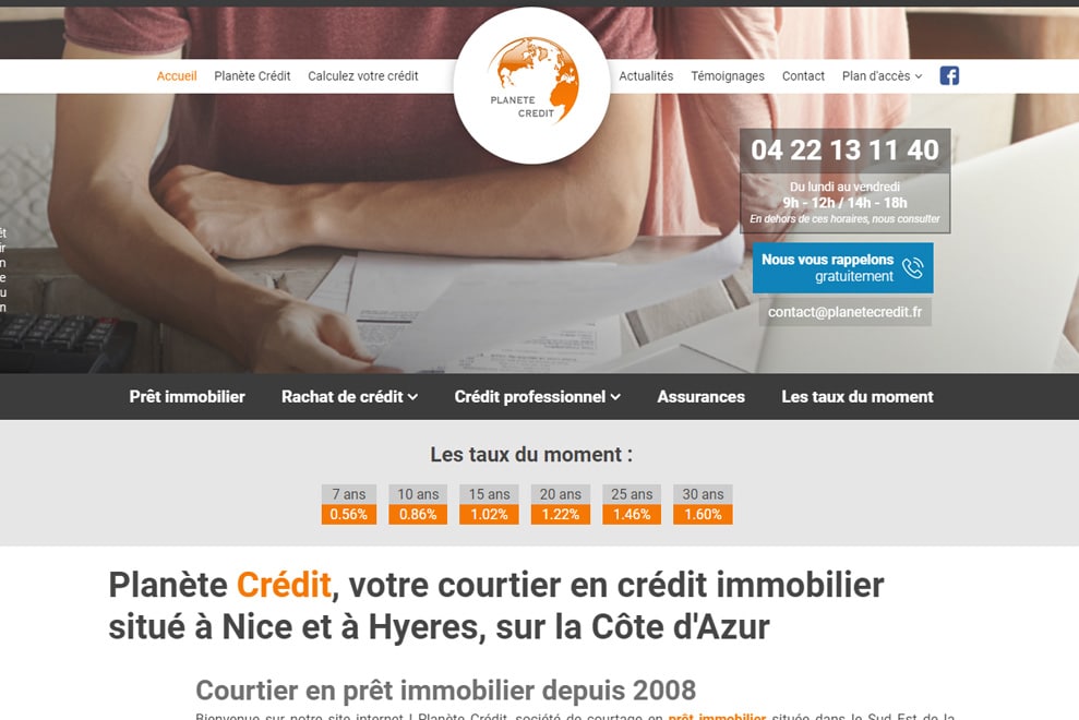 Planète Crédit, courtier immobilier