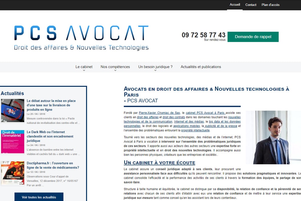 Cabinet PCS, avocats nouvelles technologies