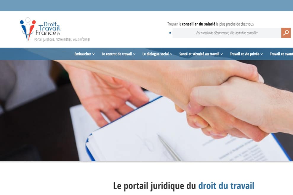 Droit Travail France, portail juridique