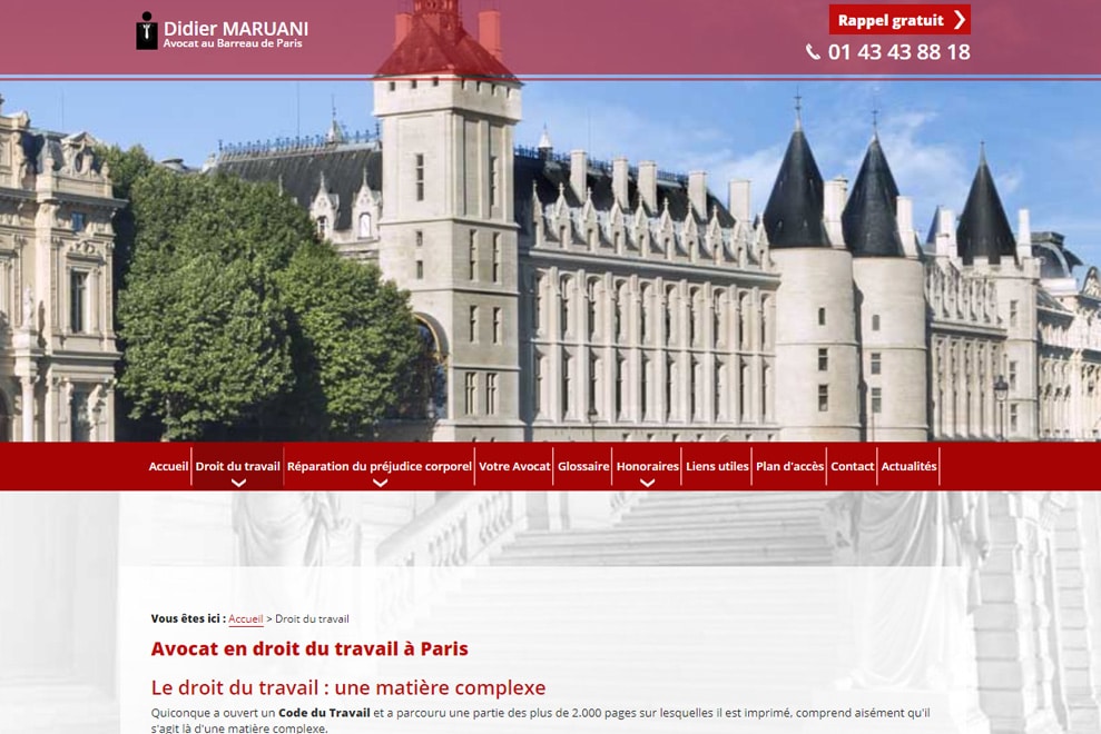 Me Didier Maruani, avocat droit du travail