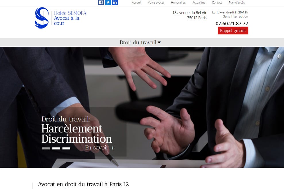 Me Hofée Semopa, avocat droit du travail