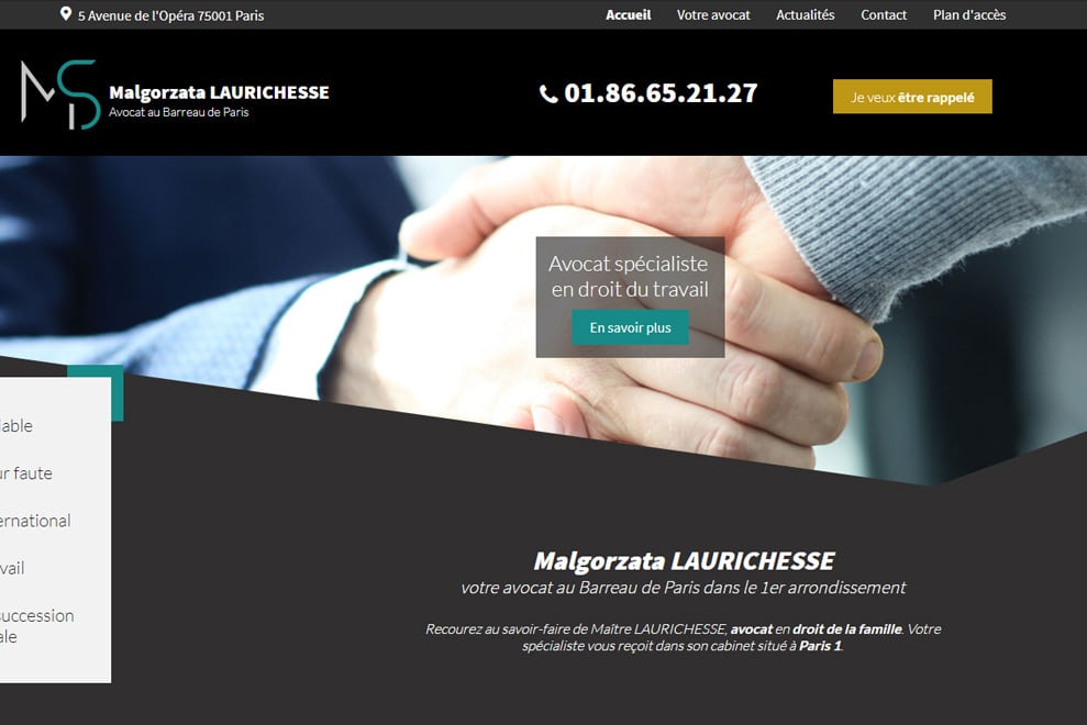 Me Malgorzata Laurichesse, avocate généraliste
