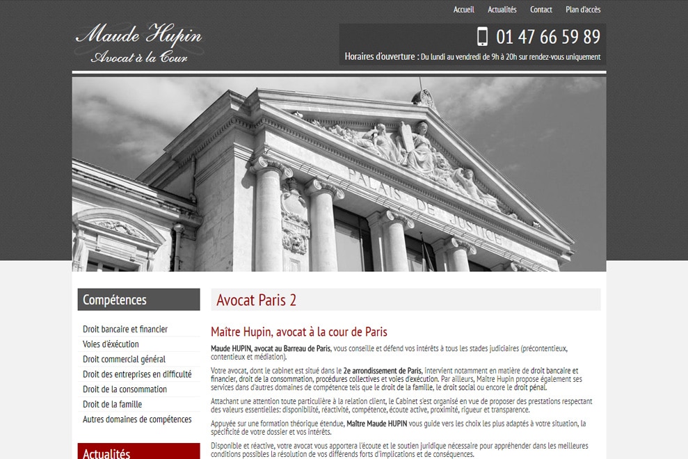 Me Maude Hupin, avocat généraliste