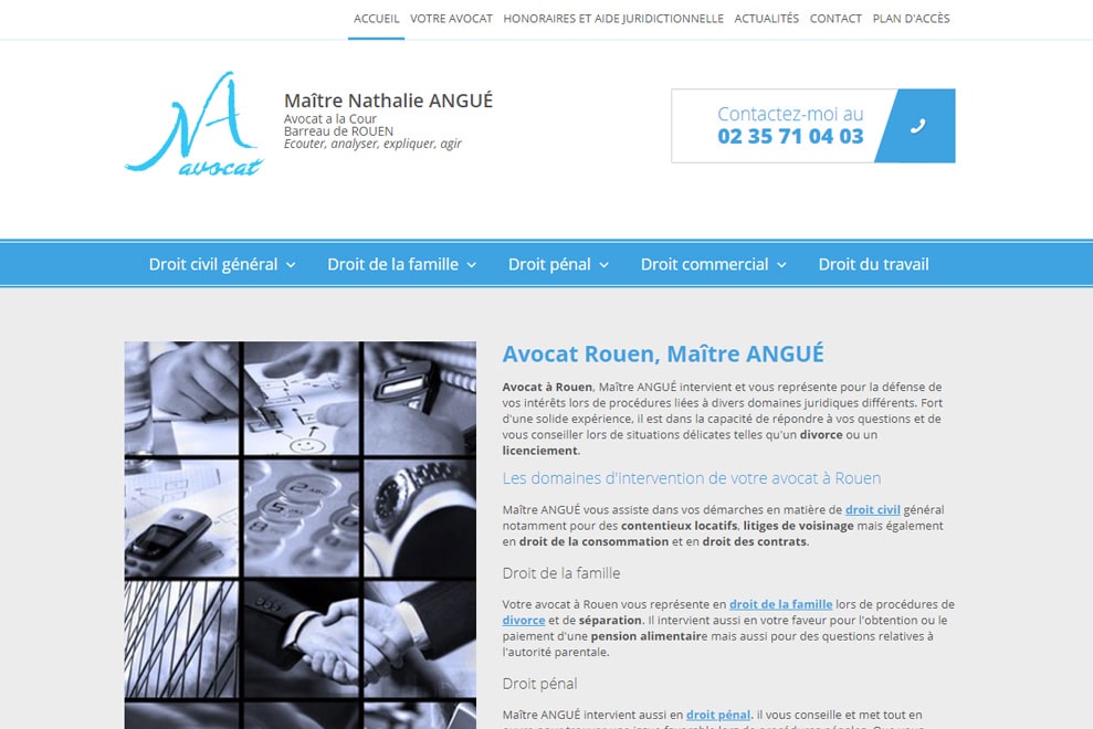 Me Nathalie Angué, avocat généraliste