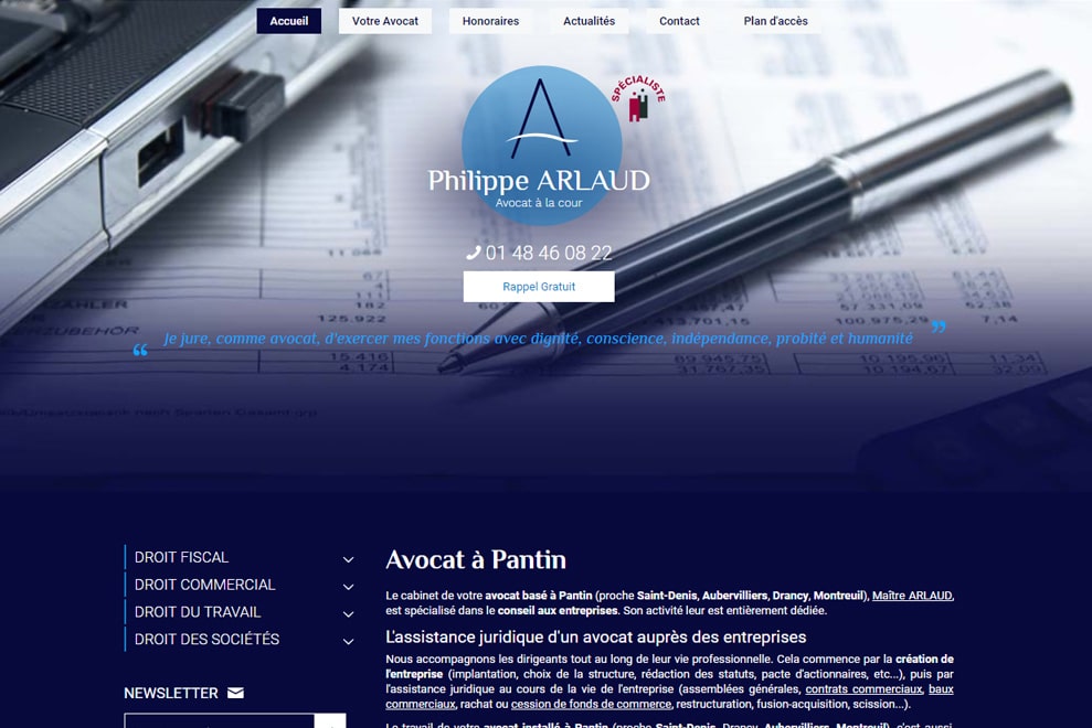 Me Philippe Arlaud, avocat droit du travail