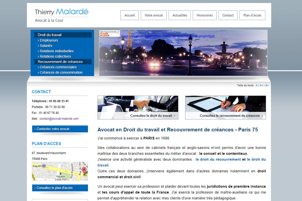 Me Thierry Malardé, avocat droit du travail